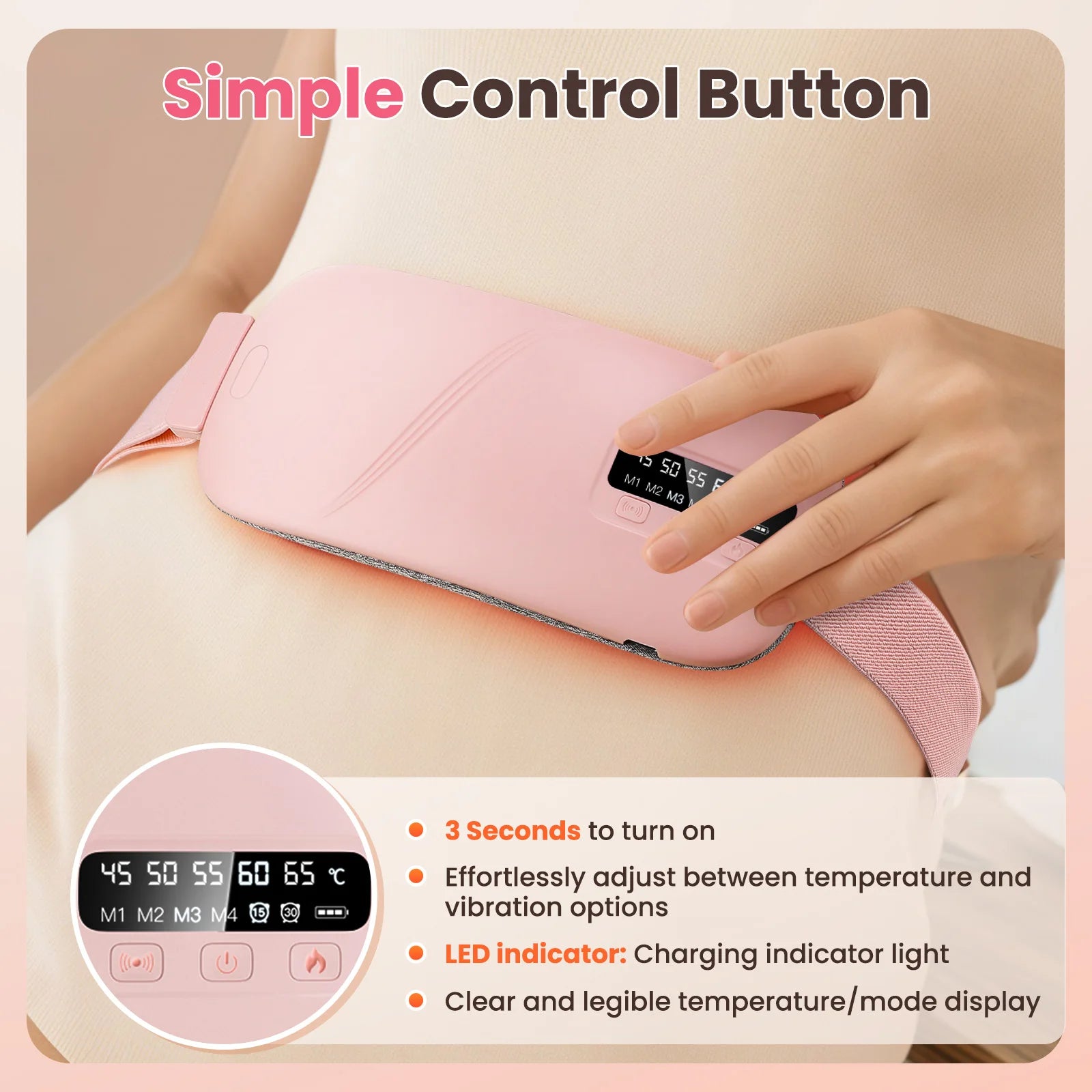WarmRelief Cramps Heating Pad