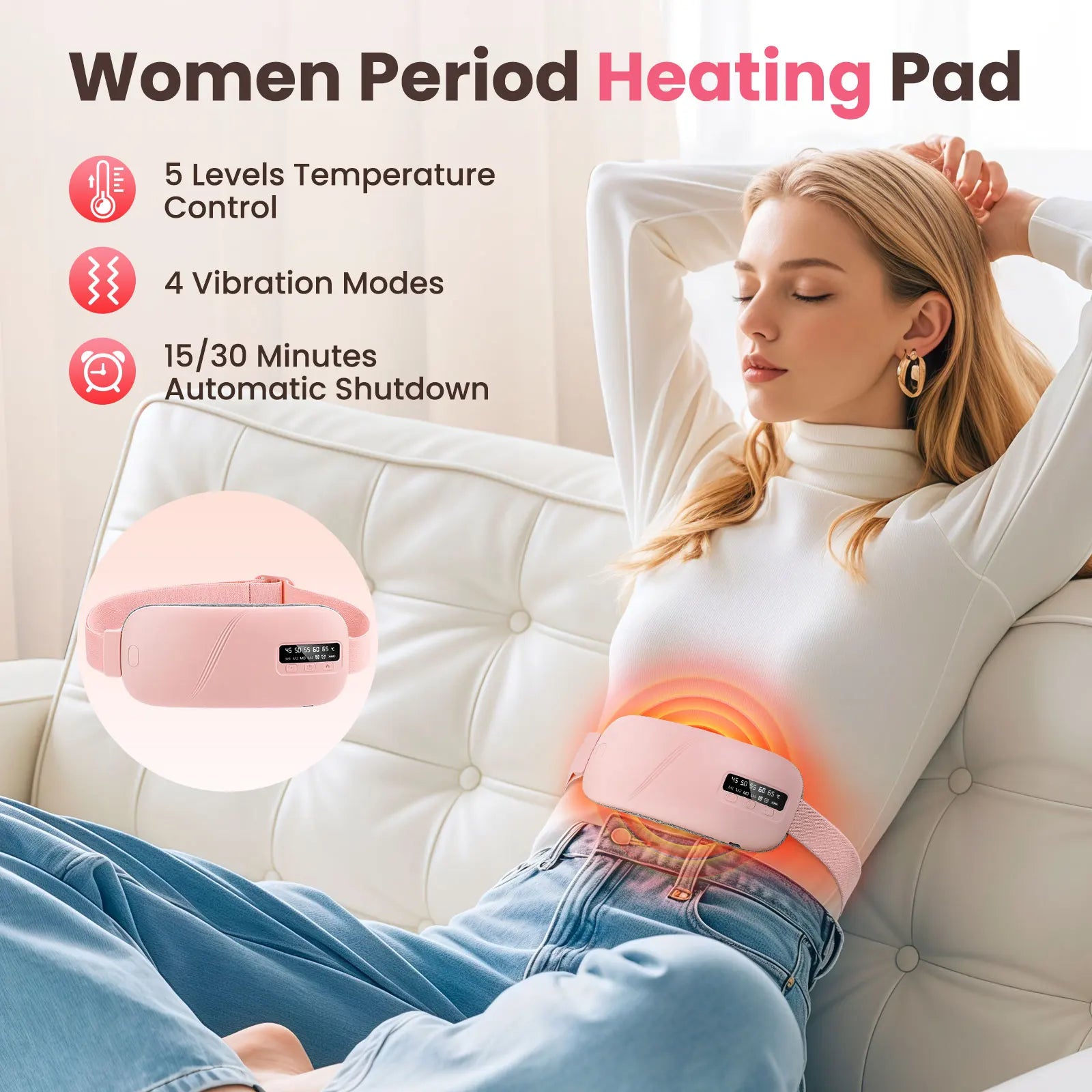 WarmRelief Cramps Heating Pad