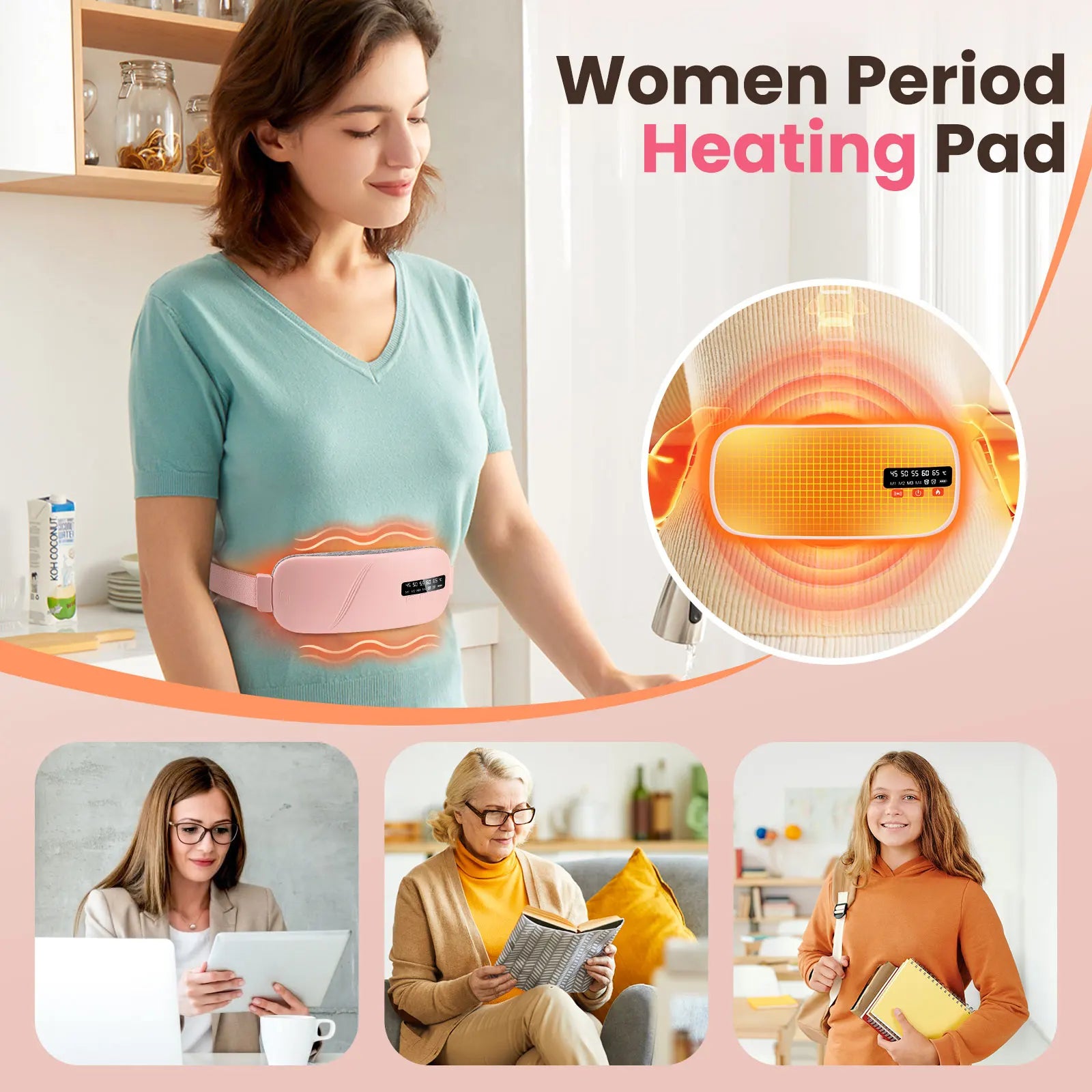 WarmRelief Cramps Heating Pad